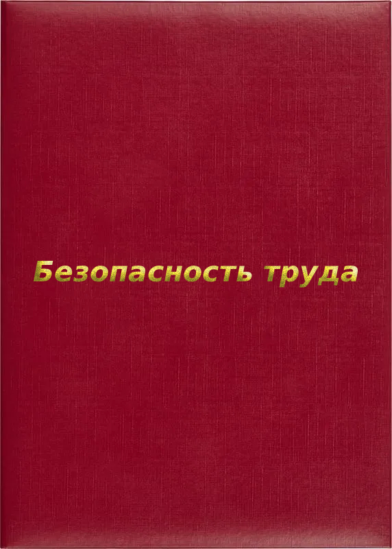Папка адресная «Безопасность труда»