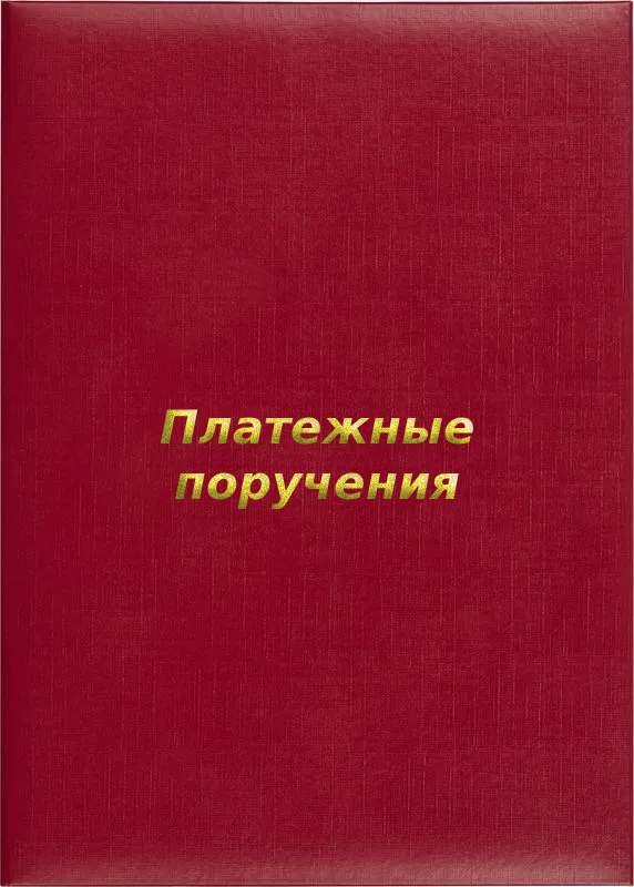 Папка адресная «Платежные поручения»