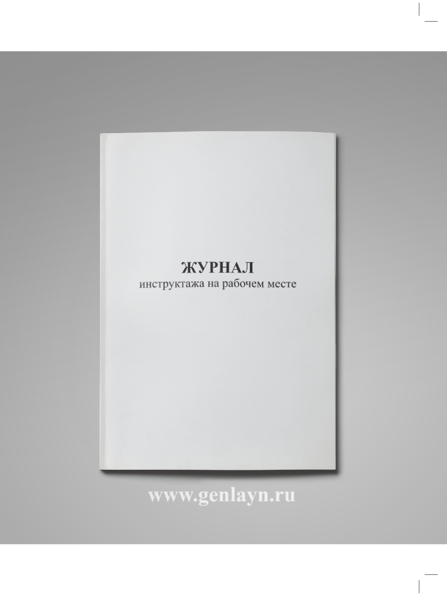 Журнал инструктажа на рабочем месте    (13 граф)