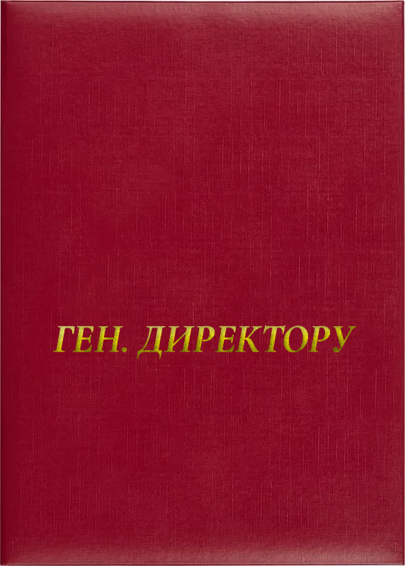 Папка адресная «Ген. директору»