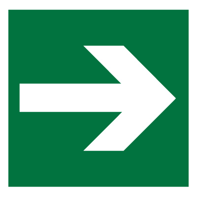 Знак направляющая стрелка