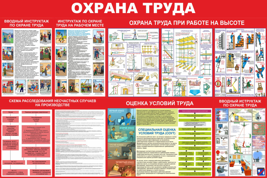 Стенд охрана труда электротехнические работы на  высоте