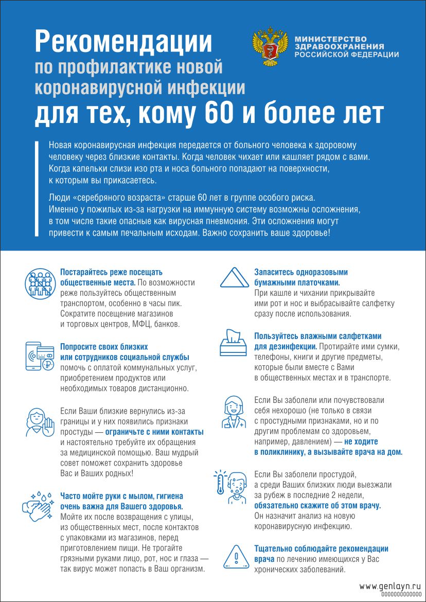 Плакат рекомендации