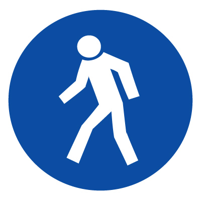 Знак проход здесь