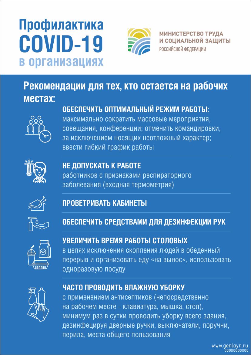 Плакат профилактика в организациях 2