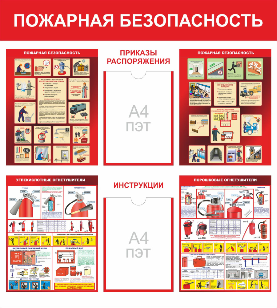 Стенд пожарная безопасность