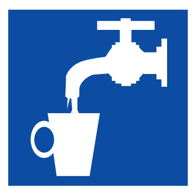 Знак питьевая вода