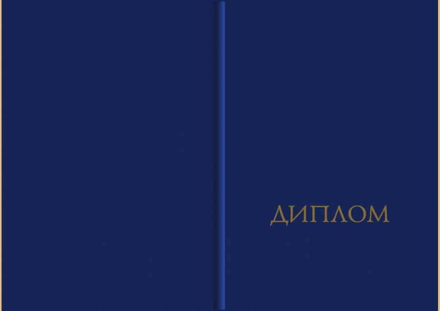 Обложка к диплому об образовании