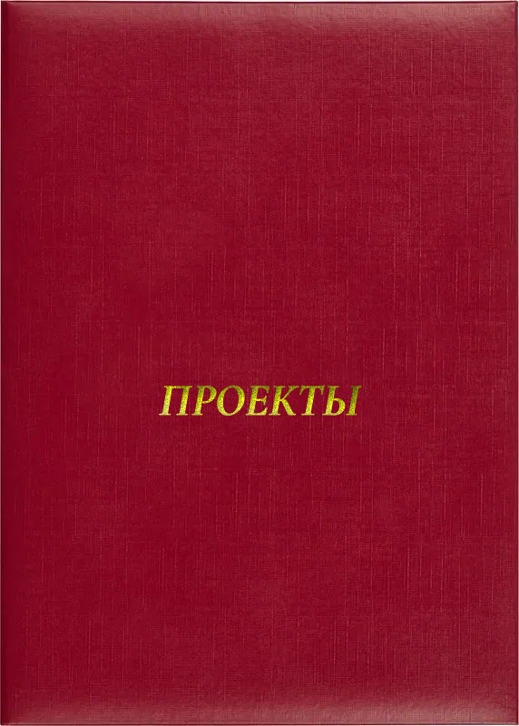 Папка адресная «Проекты»
