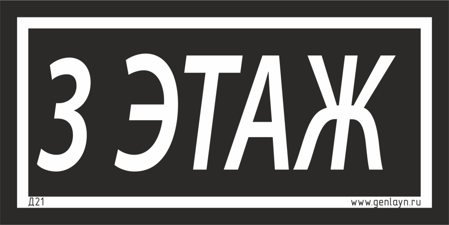 Д21 - 3 этаж (черный)