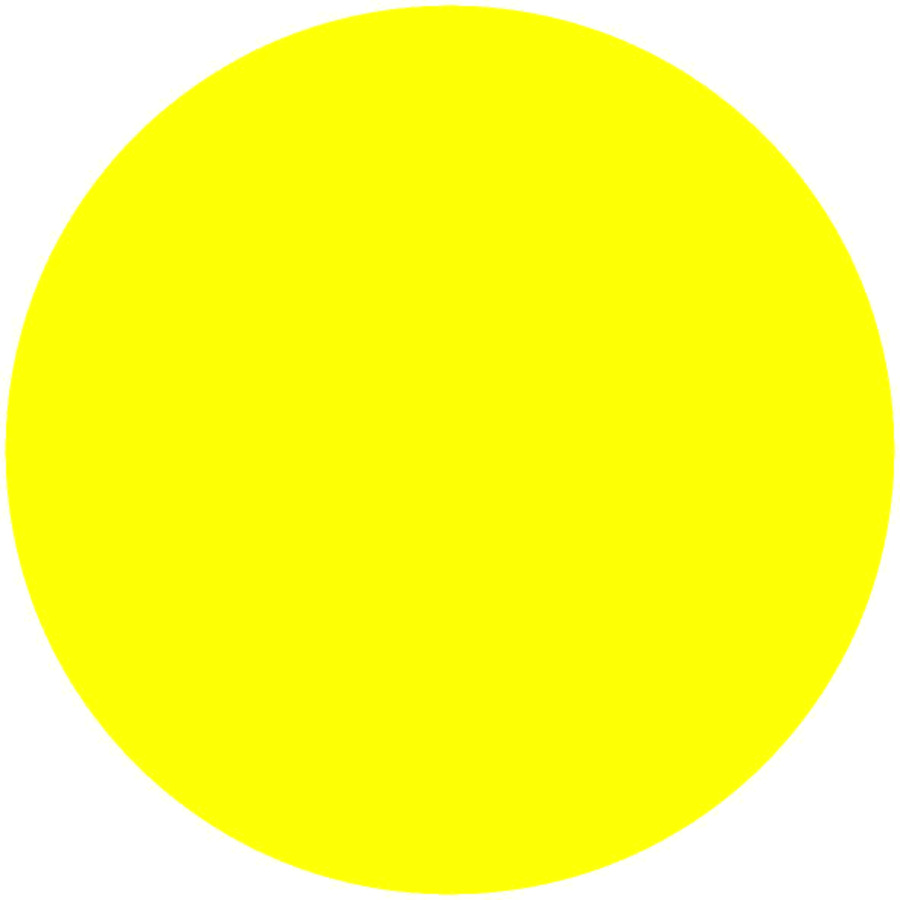 Знак для слабовидящих людей «Желтый круг»