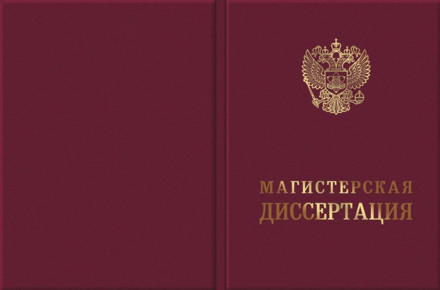 Обложка для Маг­истерской диссертации