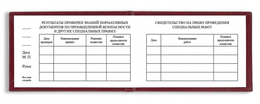 Удостоверение теплотехника