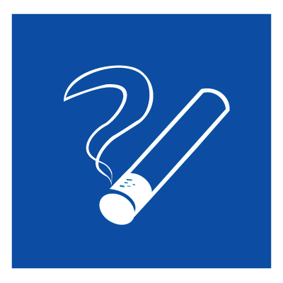 Знак место курения