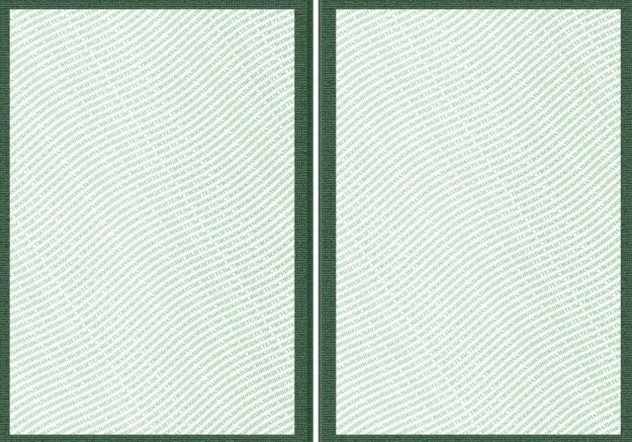 Твердая обложка для свидетельства об окончании начальной школы