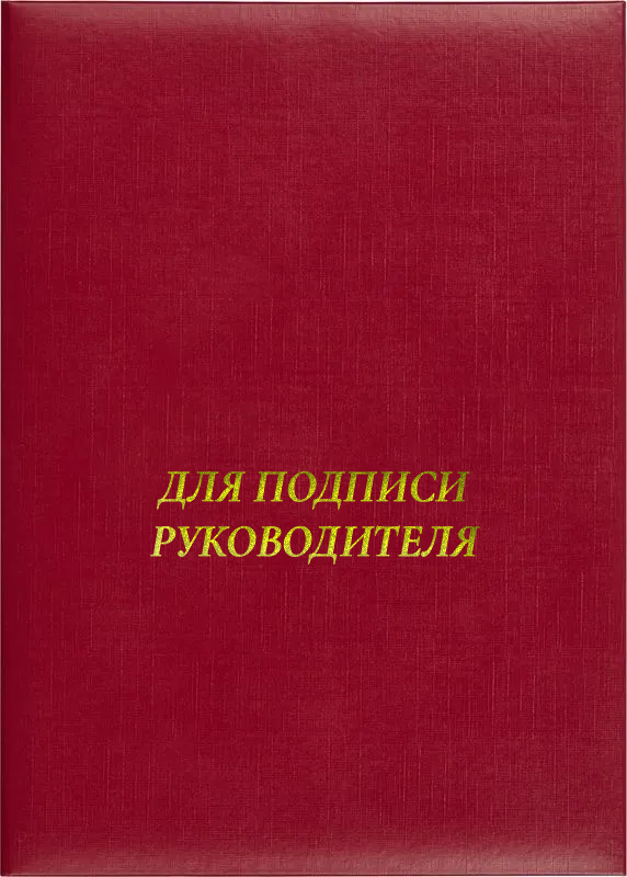 Папка адресная «Для подписи руководителя»